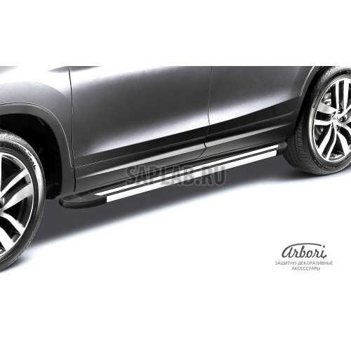 Купить ARBORI AFZDAALTR41503 Комплект защиты штатных порогов алюминиевый профиль Arbori 