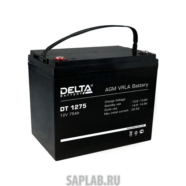 Купить DELTA DT1275 Аккумулятор Delta DT 1275 12В 75Ач 259x169x213 мм Прямая (+-)