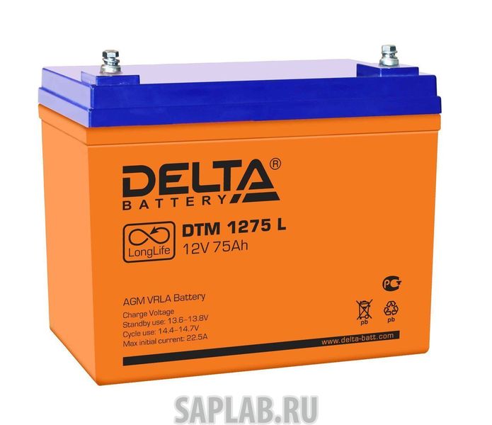 Купить DELTA DTM1275L Аккумулятор Delta DTM 1275 L