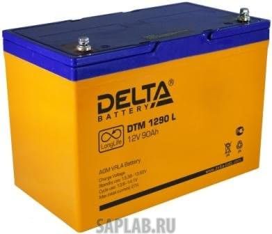 Купить DELTA DTM1290L Аккумулятор Delta DTM 1290 L 12В 90Ач 306x169x216 мм Прямая (+-)