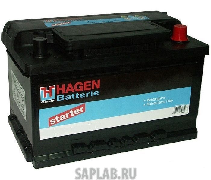 Купить HAGEN 57016 Аккумулятор автомобильный Hagen 12V 70Ah 540A B9 57016