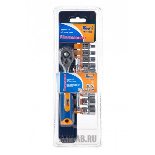 Купить KRAFT KT700320 Набор головок торцевых и принадлежностей 1/4
