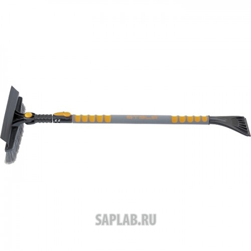 Купить STELS 55301 Щетка-сметка для снега со скребком телескопическая 900 - 1300 мм // STELS