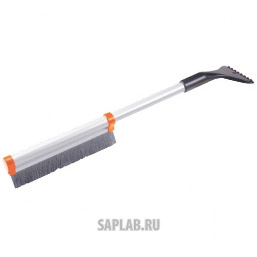 Купить STELS 55311 Щетка- сметка для снега со скребком, телескопическая 410-600 мм // STELS