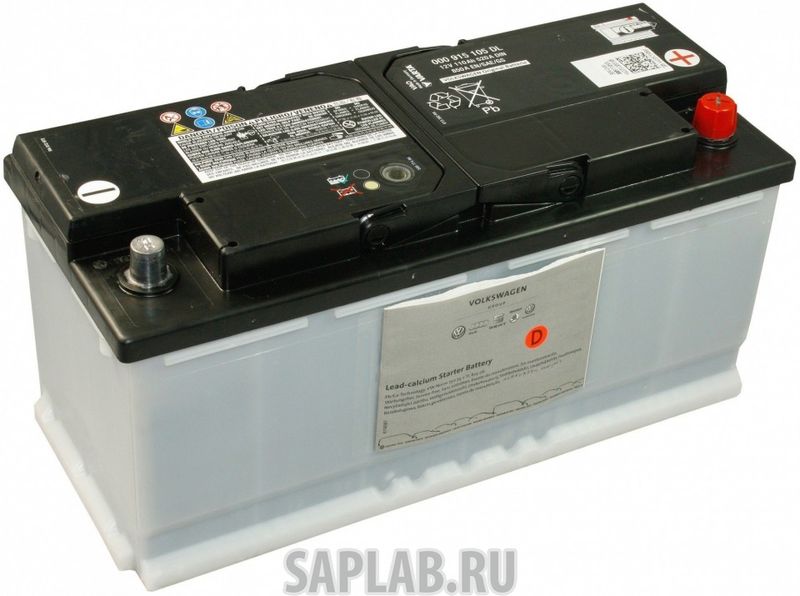 Купить VAG 000915105DL Аккумулятор VAG 000915105DL Standart 110 А/ч обратная R EN 520A 393x175x190 000 915 10