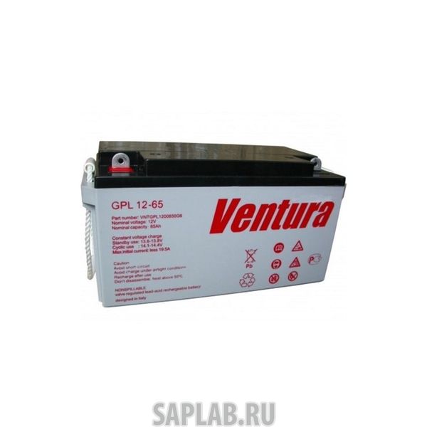 Купить VENTURA GPL1265 Аккумулятор Ventura GPL 12-65 12В 68Ач 350x166x174 мм Прямая (+-)