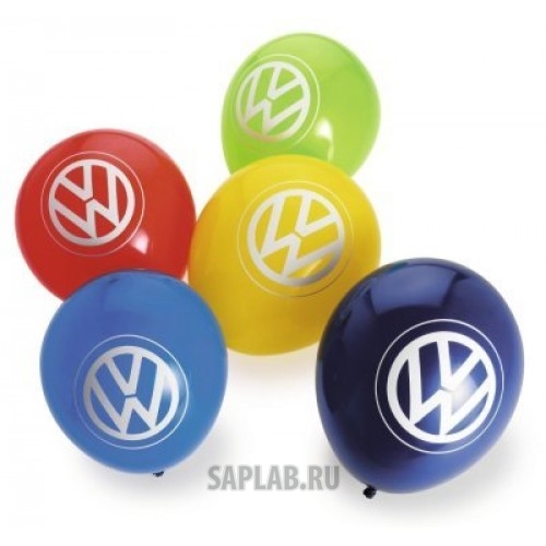 Купить Volkswagen 000087703N Разноцветные воздушные шары Volkswagen Colored Ballons, артикул 000087703N