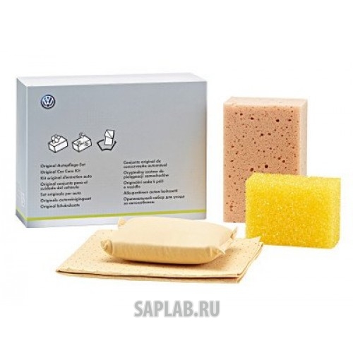 Купить Volkswagen 000096166A Набор губок и салфеток для ухода за автомобилем Volkswagen, артикул 000096166A