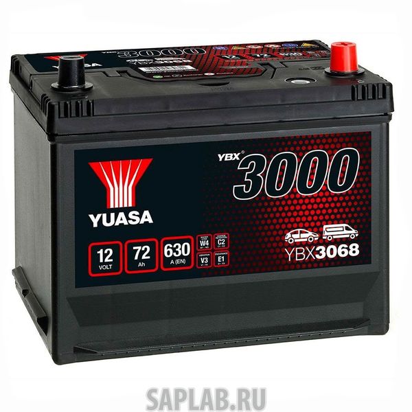 Купить YUASA 1540 Аккумулятор YUASA YBX3068-070 (85D26L)