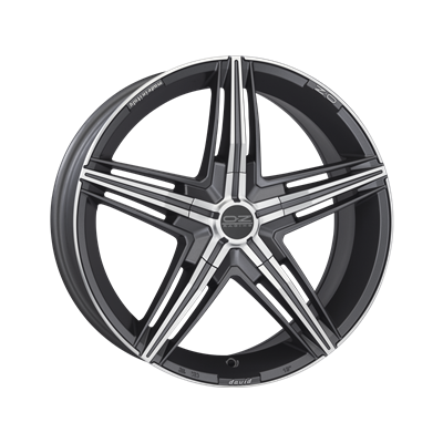 Купить Oz WHS057377 David 16/7 ET42 Matt graphite diamond cut