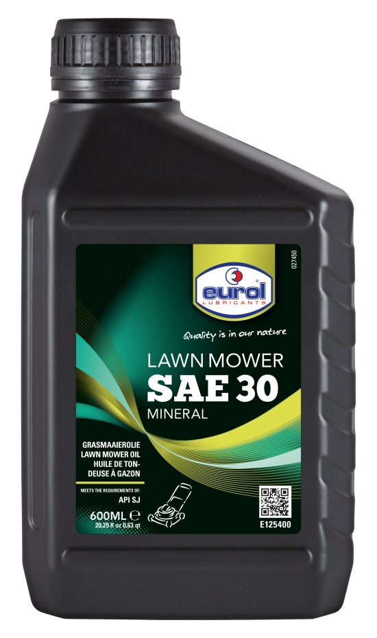 Купить Eurol E125400600ML Масло для газонокосилок  Lawn Mower Oil SAE 30 API SJ, 600мл