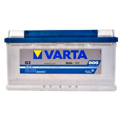 Купить VARTA 595402080 Аккумулятор VARTA Blue G3 95R 800A 353x175x190 595402080